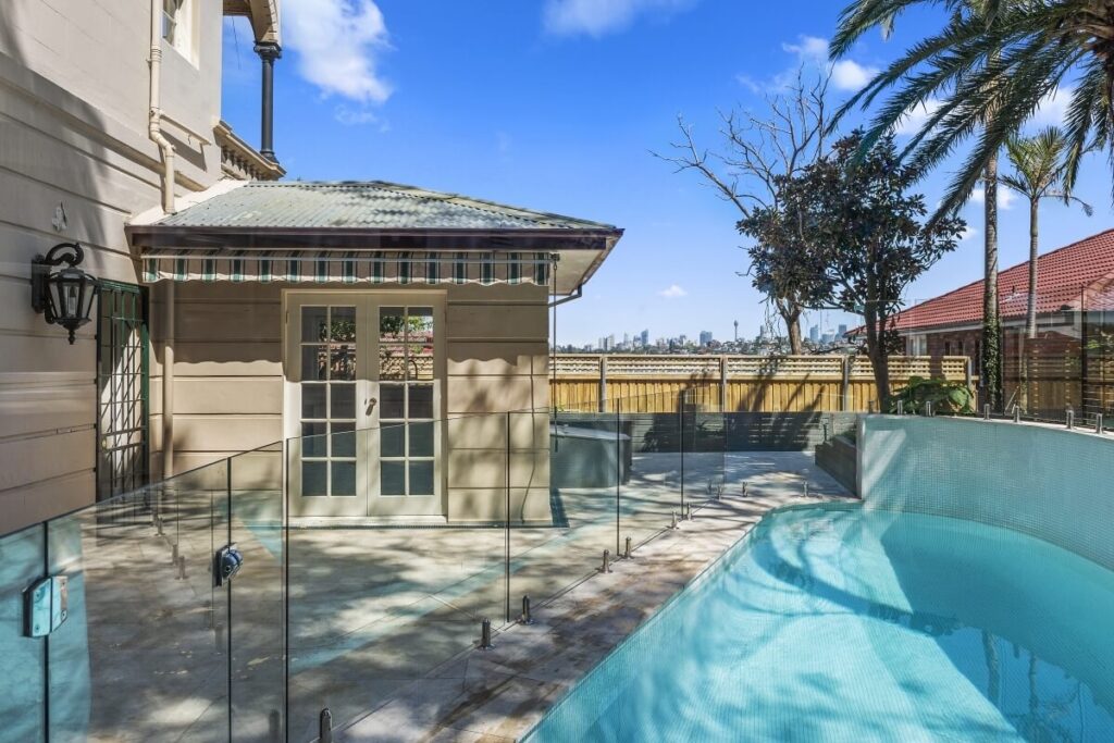 Rosebay Renovation Project pool vew