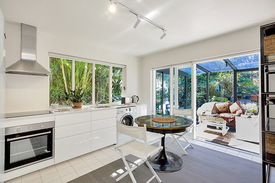 house in cremorne sydney with rennovations in livingroom